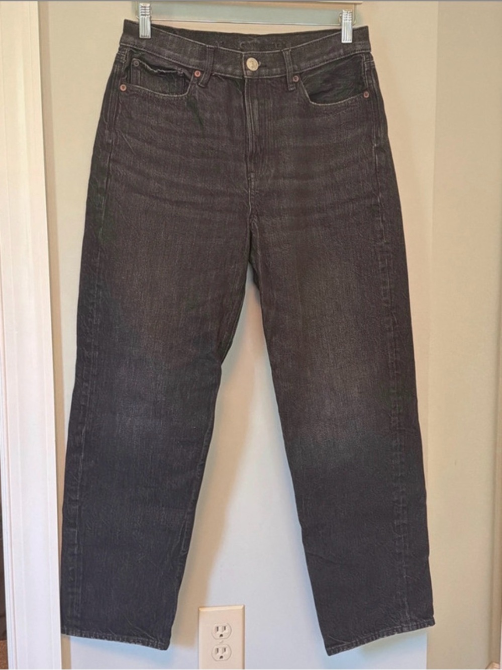 American Eagle Outfitters 8L Relaxed Straight Jeans